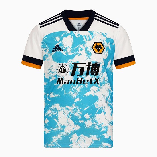 Thailande Maillot Football Wolves Exterieur 2020-21 Blanc